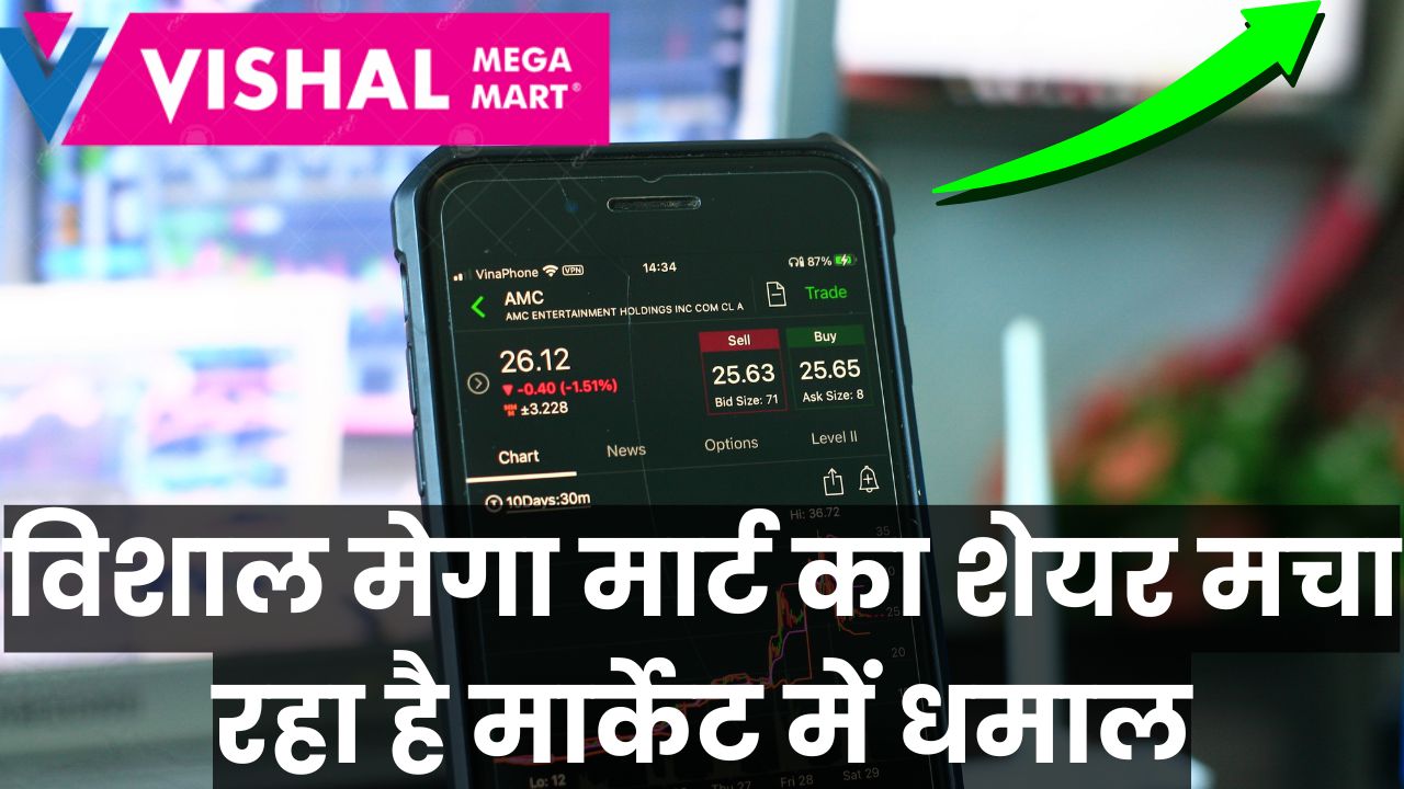 Vishal Mega Mart Share : विशाल मेगा मार्ट का शेयर मचा रहा है मार्केट में धमाल