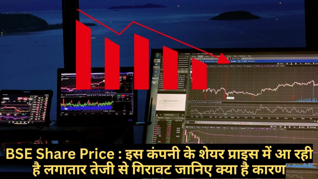 BSE Share Price : इस कंपनी के शेयर प्राइस में आ रही है लगातार तेजी से गिरावट जानिए क्या है कारण
